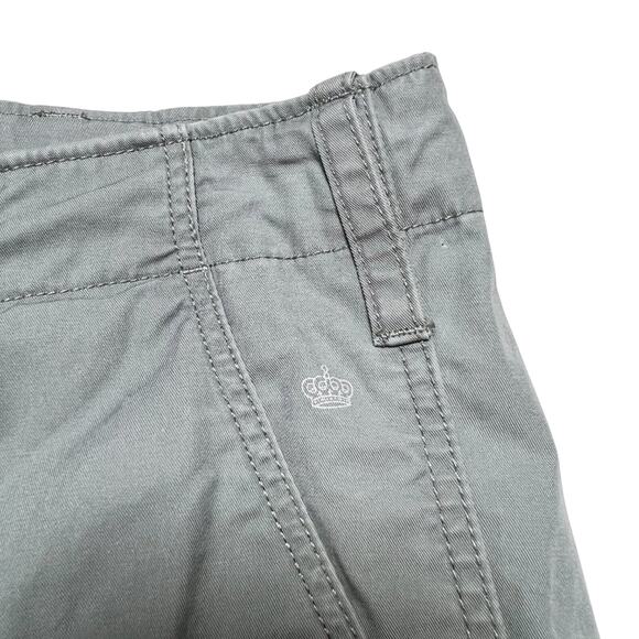 G1 G-One Goods Parachute Crop Pant SIZE 2 Gray Green Pull-Stop Ankle Cotton - Picture 8 of 12